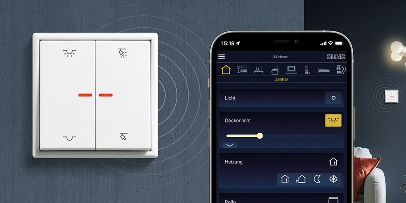 KNX RF Taster bei Solak Elektrotechnik GmbH in Schlüsselfeld